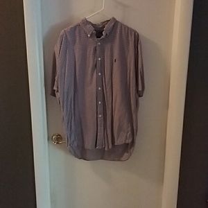 Vintage Polo Ralph Lauren plaid short leeved shirt